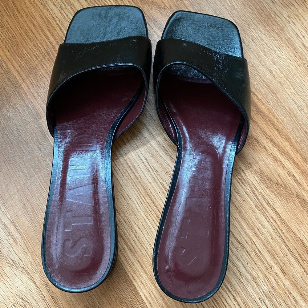 Staud “Simone” black mule size 40